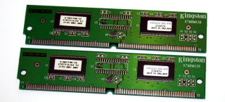 64 MB EDO-RAM (2 x 32 MB) 72-pin non-Parity PS/2 Simm 60 ns  Kingston KTM7318/64