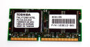 128 MB SO-DIMM 144-pin SD-RAM PC-133  Toshiba THLY12N01A75L