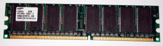 256 MB DDR-RAM 184-pin PC-2700U non-ECC  Samsung M368L3223ETN-CB3
