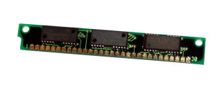 1 MB Simm 30-pin 70 ns Parity 3-Chip 1Mx9 Chips: 2x Texas Instruments TMS44400DJ-70 + 1x OKI M511000BL-70J