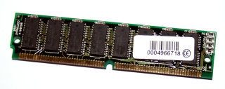 16 MB FPM-RAM 72-pin Parity PS/2 Simm 60 ns  Chips: 8x Fujitsu 8117400A-60 + 4x Siemens HYB514100BJ-60