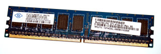 1 GB DDR2-RAM 240-pin ECC-Memory 1Rx8 PC2-5300E  Nanya NT1GT72U89D0BY-3C