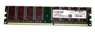 1 GB DDR RAM 184-pin PC-3200U non-ECC   Crucial CT12864Z40B.M16TFY