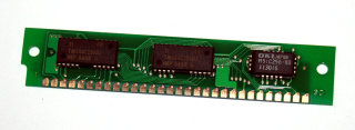 256 kB Simm 30-pin 256kx9 Parity 80 ns Chips: 2x Texas Instruments TMS44C256DJ-80 + 1x OKI M51C256-80