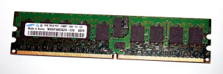 2 GB DDR2-RAM 240-pin Registered-ECC 2Rx8 PC2-5300P  Samsung M393T5663QZA-CE6