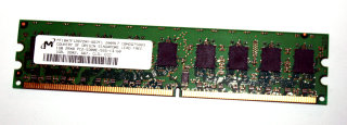 1 GB DDR2-RAM 240-pin 2Rx8 PC2-5300E ECC-Memory  Micron MT18HTF12872AY-667F1