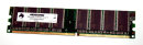 256 MB DDR-RAM 184-pin PC-3200U non-ECC  CL2.5  Mustang...