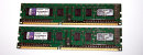 4 GB DDR3 RAM-Kit (2x2GB) 240-pin PC3-10600U nonECC...