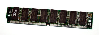 32 MB FPM-RAM 72-pin non-Parity PS/2 Simm 70 ns Chips: 16x Samsung KM44C4100CK-6