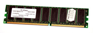 1 GB DDR-RAM 184-pin PC-3200 CL3 ECC-Memory  Infineon HYS72D128320GU-5-B
