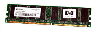 256 MB DDR-RAM 184-pin PC-2700U non-ECC  CL2.5  Qimonda HYS64D32300HU-6-C