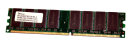 256 MB DDR-RAM 184-pin PC-3200U non-ECC CL3  bit4ram...