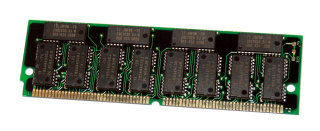 4 MB FPM-RAM 72-pin Parity PS/2 Simm 70 ns Chips: 8x Texas Instruments TMS44400DJ-70 + 4x Z4C1024DJ-70