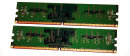 1 GB DDR2-RAM (2 x 512MB) 240-pin PC2-4200U non-ECC...