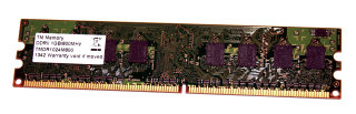 1 GB DDR2-RAM 240-pin PC2-6400U non-ECC  TM Memory TMDR1024M800