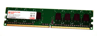2 GB DDR2-RAM 240-pin PC2-5300U non-ECC  Komputerbay  Low Density single-sided