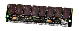 16 MB FPM-RAM 72-pin non-Parity PS/2 Simm 60 ns  Chips: 8 x Mitsubishi M5M417400AJ-6