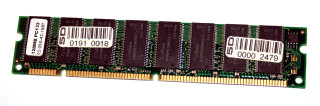 128 MB SD-RAM 168-pin PC-133 non-ECC CL2  Chips: 8x Infineon HYB39S128800CT-7