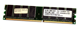 512 MB DDR-RAM 184-pin PC-3200U  non-ECC CL3  Apacer 74.95397.19G