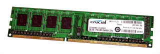 2 GB DDR3-RAM 240-pin PC3-10600U non-ECC CL9  Crucial CT25664BA1339.M8FR