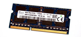 8 GB DDR3-RAM 204-pin SO-DIMM 2Rx8 PC3L-12800S   Hynix HMT41GS6BFR8A-PB N0 AA