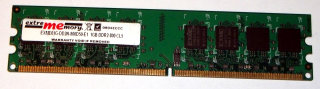 1 GB DDR2-RAM 240-pin PC2-6400U non-ECC  extrememory EXME01G-DD2N-800D50-E1