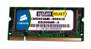 512 MB DDR-RAM 200-pin SO-DIMM PC-3200S  Corsair CMSS512MB-400SOD   system select