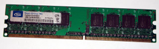 1 GB DDR2-RAM PC2-6400U non-ECC 800 MHz Team TVDD1024M800   single-sided