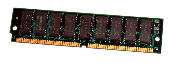 1 MB FPM-RAM 72-pin 256kx36 Parity PS/2 Simm 80 ns  Micron MT9D25636G-8