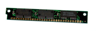 4 MB Simm 30-pin 3-Chip 4Mx8p (Parity-Emulation) 60 ns Chips: 2x Texas Instruments TMS417400DJ-60 + 1x BP41C4000A-6