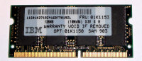 128 MB SO-DIMM 144-pin SD-RAM PC-66  Samsung...