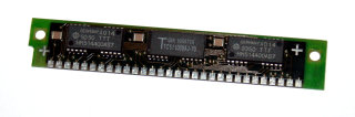 1 MB Simm 30-pin 1Mx9 Parity 3-Chip 70 ns  Chips: 2x Hitachi HM514400AS7 + 1x Toshiba TC511000AJ-70