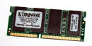 128 MB SD-RAM 144-pin SO-DIMM PC-100  Kingston...