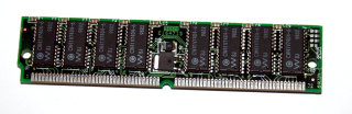 32 MB EDO-RAM 72-pin 8Mx32 non-Parity PS/2 SIMM 60 ns 3,3/5V  Chips: 16x CW CW41V7404-6