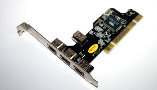 4-Port Firewire Controller IEEE-1394 PCI-Card Delock FG-FA6306-3E1I-E2-01-TR21   VIA VT6306