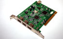 4-Port (3+1) Firewire Controller IEEE-1394 PCI-Karte KWE...