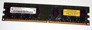 2 GB DDR2-RAM 240-pin 2Rx8 PC2-6400U non-ECC  Qimonda HYS64T256020EU-2.5-C2