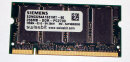 256 MB DDR RAM 200-pin SO-DIMM PC-2700S  Siemens SDN03264A1B31MT-60
