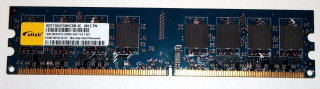1 GB DDR2-RAM 2Rx8 PC2-5300U non-ECC  Elixir M2Y1G64TU8HC0B-3C