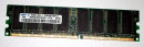 512 MB DDR-RAM 184-pin PC-3200U non-ECC  Samsung M368L6523CUS-CCC