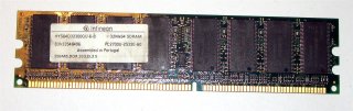 256 MB DDR-RAM 184-pin PC-2700U non-ECC  Infineon HYS64D32300GU-6-B