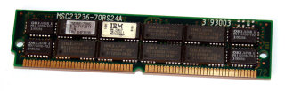 8 MB FPM-RAM 72-pin 2Mx36 Parity PS/2 Simm 70 ns  OKI MSC23236-70BS24A