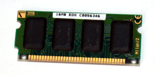 16 MB EDO-RAM 72-pin SO-DIMM 60 ns 5.0V  Optosys   Milan/2