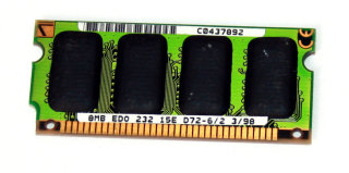 8 MB EDO-RAM 72-pin SO-DIMM 60 ns 5.0V  Optosys 232 15E D72-6/2   Condor/1