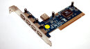 USB 2.0 Controller 5-Port PCI Steckkarte  VIA VT6212L