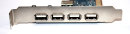 USB 2.0 Controller 5-Port PCI Steckkarte  VIA VT6212L