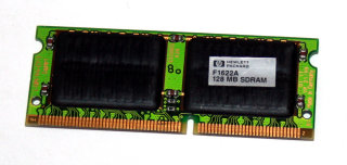 128 MB 144-pin SO-DIMM SD-RAM  PC-100  HP F1622A   Topless Saphir1