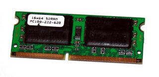 128 MB SD-RAM 144-pin SO-DIMM PC-100  CL2   Optosys PC100-222-620   Ikarus1