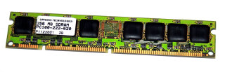 256 MB SD-RAM 168-pin PC-100 non-ECC CL2  Optosys PC100-222-620   Panther1