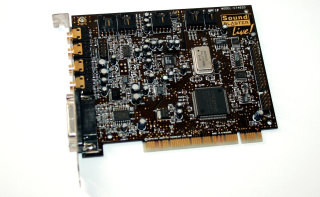 PCI-Soundkarte  Creative Soundblaster Live!   Model: CT4620   EMU10K1-EBF